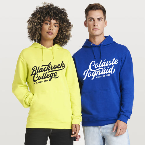 Personalised American College Script Style Graduation Hoodies