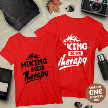 Hiking is My Therapy Hiking Theme T-shirts 2024