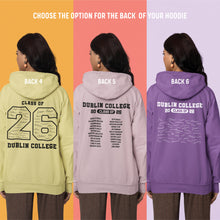 Personalised 3D Script Font Design Graduation Hoodies