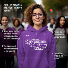 Personalised 3D Script Font Design Graduation Hoodies