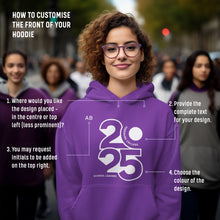 Personalised 3D Shadow Effect Style Graduation Hoodies