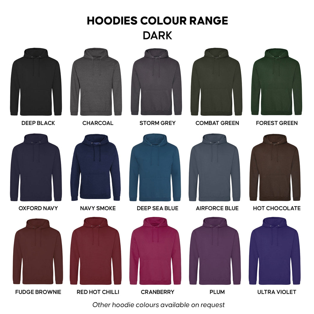 Personalised 3D Script Font Design Graduation Hoodies