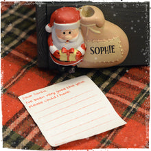 Personalised Late Late Toy Show Treat Box with a Santa List