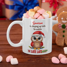 Personalised 'Staying up Late to Watch Late Toy Show' Mug | Christmas TV Show Personalised Favourite Drink Mug Designed for the whole family