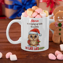 Personalised 'Staying up Late to Watch Late Toy Show' Mug | Christmas TV Show Personalised Favourite Drink Mug Designed for the whole family