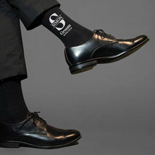 Personalised Wedding Socks for Groom and his Entourage. Decorated with Person's First Letter