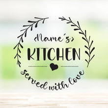 Mom's Kitchen - Served with Love Personalised Apron for Mother's Day