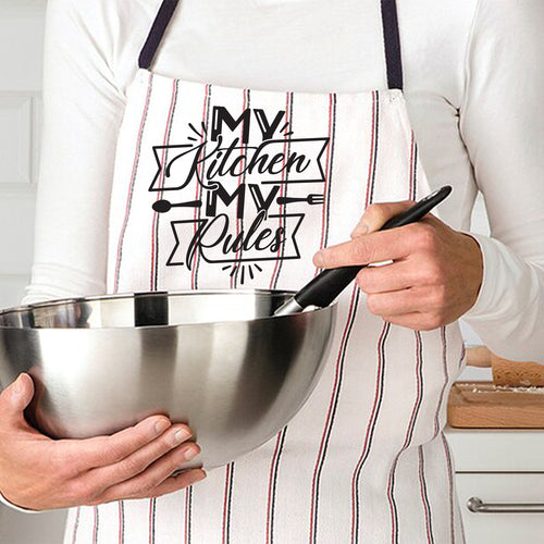 My Kitchen, My Rules Personalised Apron for Mother's Day