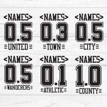 Sports Jersey Style Personalised Short Sleeve Bodysuits