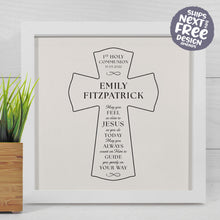 Personalised My First Holy Communion Frame with a Religious Verse