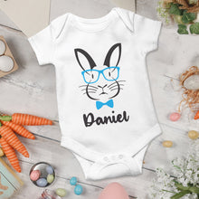 'Easter Bunny with Colourful Glasses' Onesies and T-Shirts
