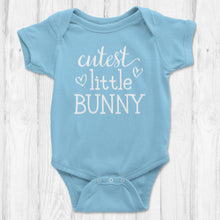 'Cutest Little Bunny' Easter Short Sleeve Bodysuit