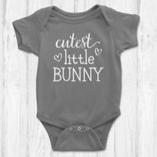 'Cutest Little Bunny' Easter Short Sleeve Bodysuit