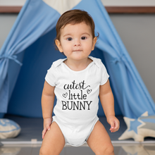 'Cutest Little Bunny' Easter Short Sleeve Bodysuit
