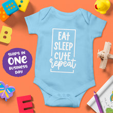 Baby Short Sleeve Bodysuits with Cute Funny Quotes