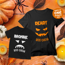 Boo Crew Halloween Theme Family Matching T-shirts