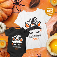 Boo-Nicorn Halloween Theme Family Matching T-shirts