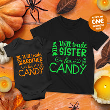 Will Trade for Candy Halloween Theme Personalised T-shirts