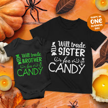 Will Trade for Candy Halloween Theme Personalised T-shirts