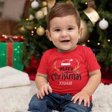 Merry Christmas Personalised Family Matching T-shirts