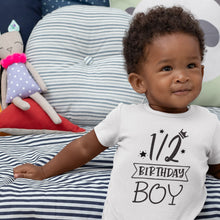 1/2 Birthday Boy Onesie – 6 Months Celebration Baby Outfit