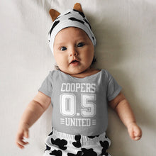 Sports Jersey Style Personalised Short Sleeve Bodysuits