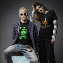 King & Queen Halloween Theme Matching T-shirts