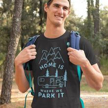 Motorhome Theme T-shirts 'Home is where we park it'