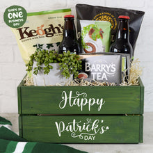 Wooden Happy St. Patrick's Day Crate