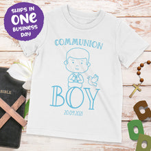 Communion Boy Personalised T-shirt – Cute Communion Celebration Present