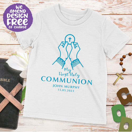 Personalised Sacrament Communion T-shirt – Beautiful Communion Celebration Present