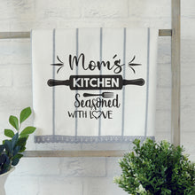 Mom's Kitchen Seasoned with Love Personalised Tea Towels for Mother's Day