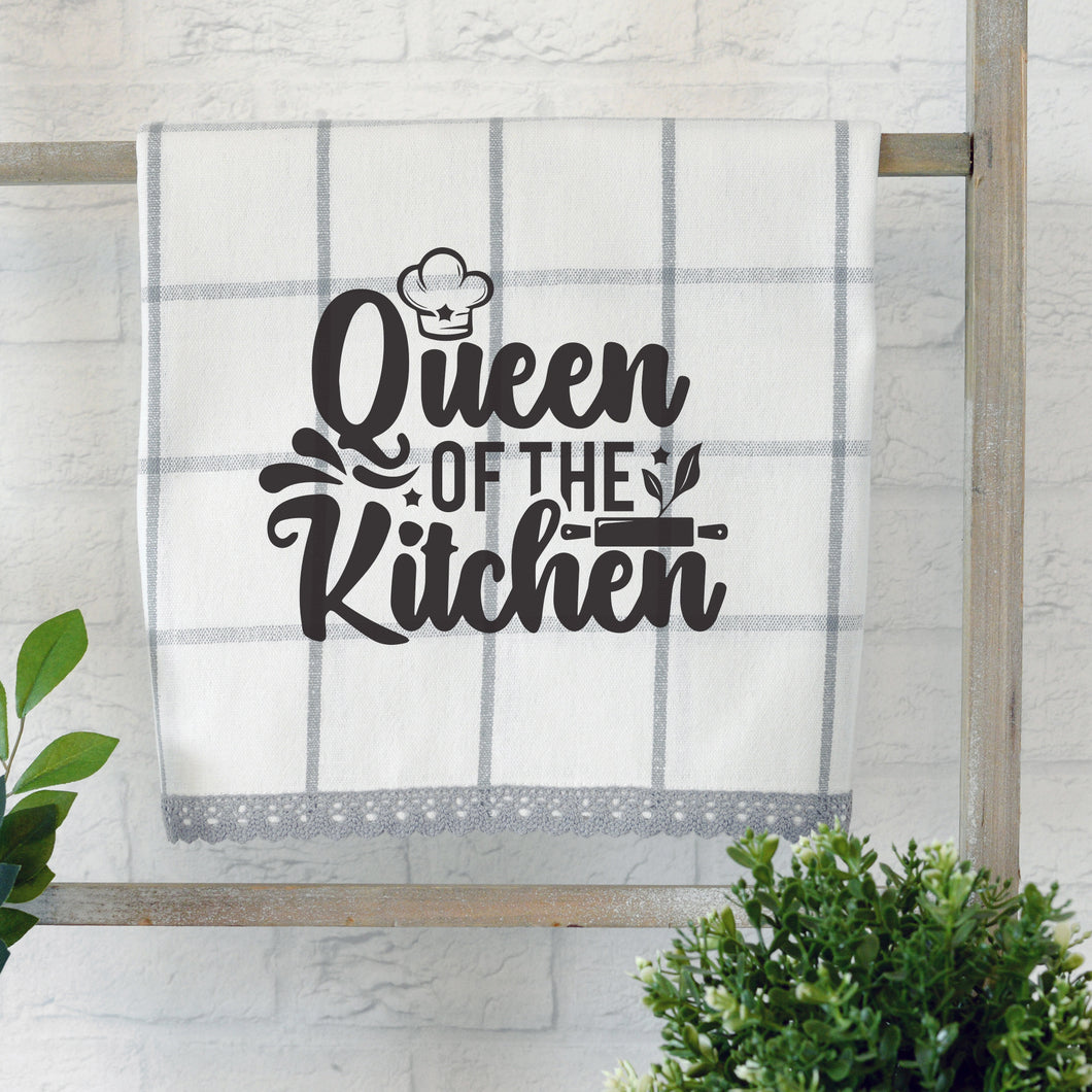 Queen of the Kitchen Personalised Tea Towels for Mother's Day