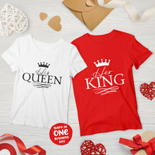 His Queen & Her King Valentine's Day Matching T-shirts