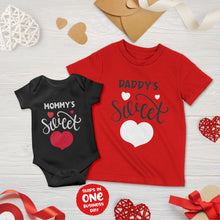 'Mummy's and Daddy's Sweetheart' Children T-shirts and Onesies for Valentine's Day