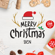 Merry Christmas Personalised Family Matching T-shirts