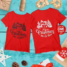 Our First Christmas as Mr & Mrs matching T-shirts