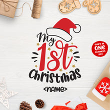 My First Christmas Personalised Onesie