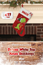 Deluxe White Top Personalised Stockings