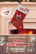 Fluffy Personalised Christmas Stockings