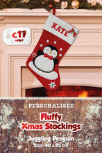 Fluffy Personalised Christmas Stockings
