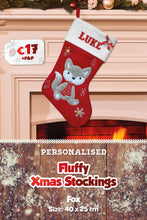 Fluffy Personalised Christmas Stockings