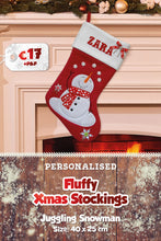 Fluffy Personalised Christmas Stockings