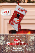 Fluffy Personalised Christmas Stockings