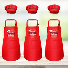 Personalised Christmas Apron with Adjustable Straps | Christmas Baking Team Matching Family Outfit