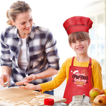 Personalised Christmas Apron with Adjustable Straps | Christmas Baking Team Matching Family Outfit
