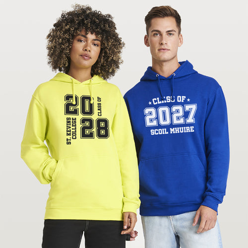 Personalised American Sport College Style Graduation & TY Hoodies