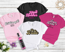 Hen Party 3D Effect Personalised T-shirts, Bachelorette Party Apparel, Bridal Party Personalised Gifts