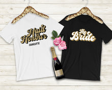 Hen Party 3D Effect Personalised T-shirts, Bachelorette Party Apparel, Bridal Party Personalised Gifts