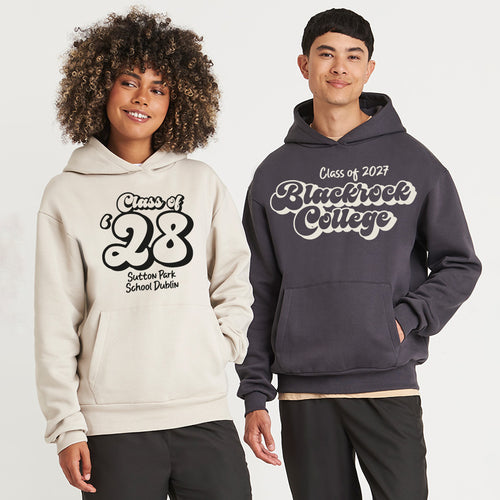 Personalised 3D Script Font Design Graduation & TY Hoodies